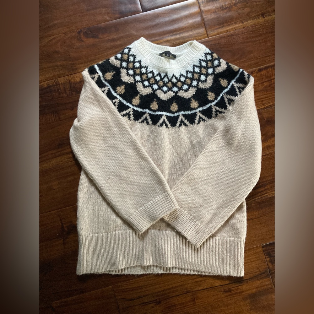 Ann Taylor fair isle sweater.